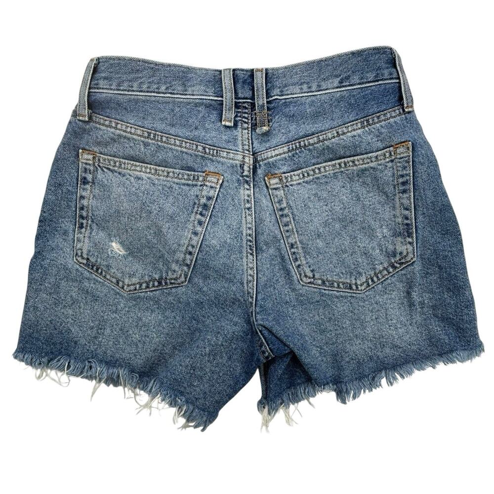 Free People Makai Cut Off Jean Shorts Women's Size 25 Denim Raw Hem Distressed - Picture 16 of 16